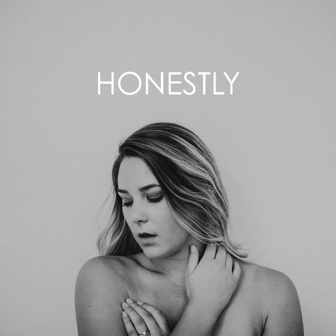 Sydney St. George on the cover of her single Honestly
