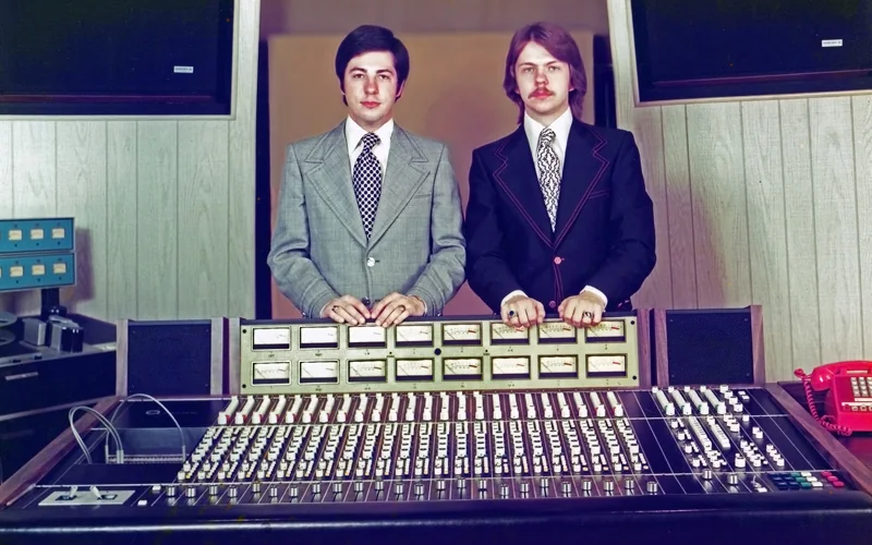 At an early TRC console in the 1970s