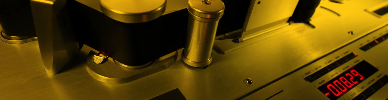 The tape counter and transport of TRC's Studer machine