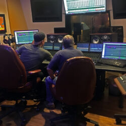 A candid from the Ripley 24-track sessions in 2019. A candid from the Ripley 24-track sessions in 2019.