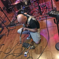 Joey Christian preps for the Ripley sessions. Joey Christian preps for the Ripley sessions.